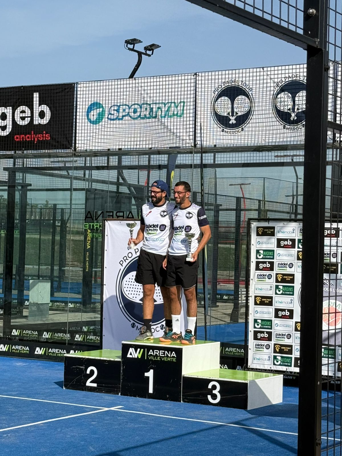 Élève padel Casablanca — Overpower Padel