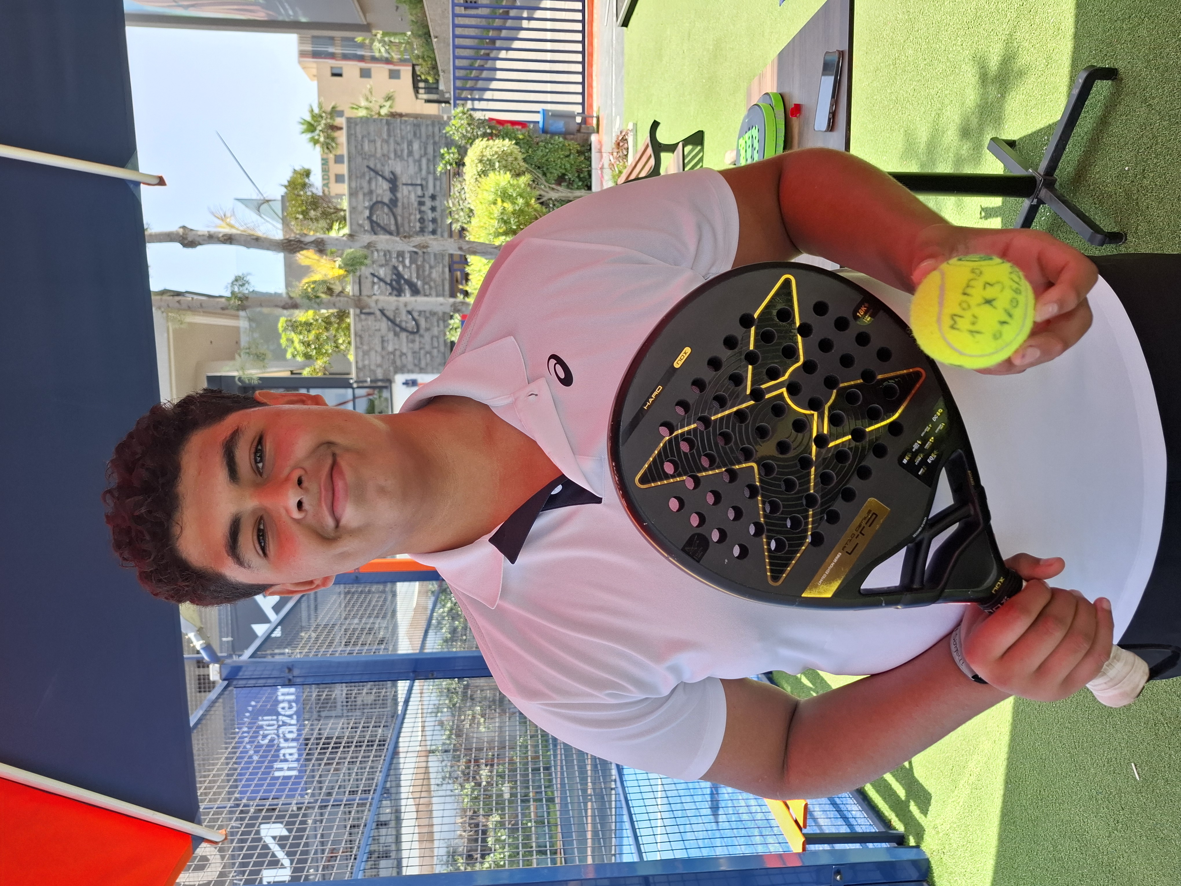 Élève padel Casablanca — Overpower Padel