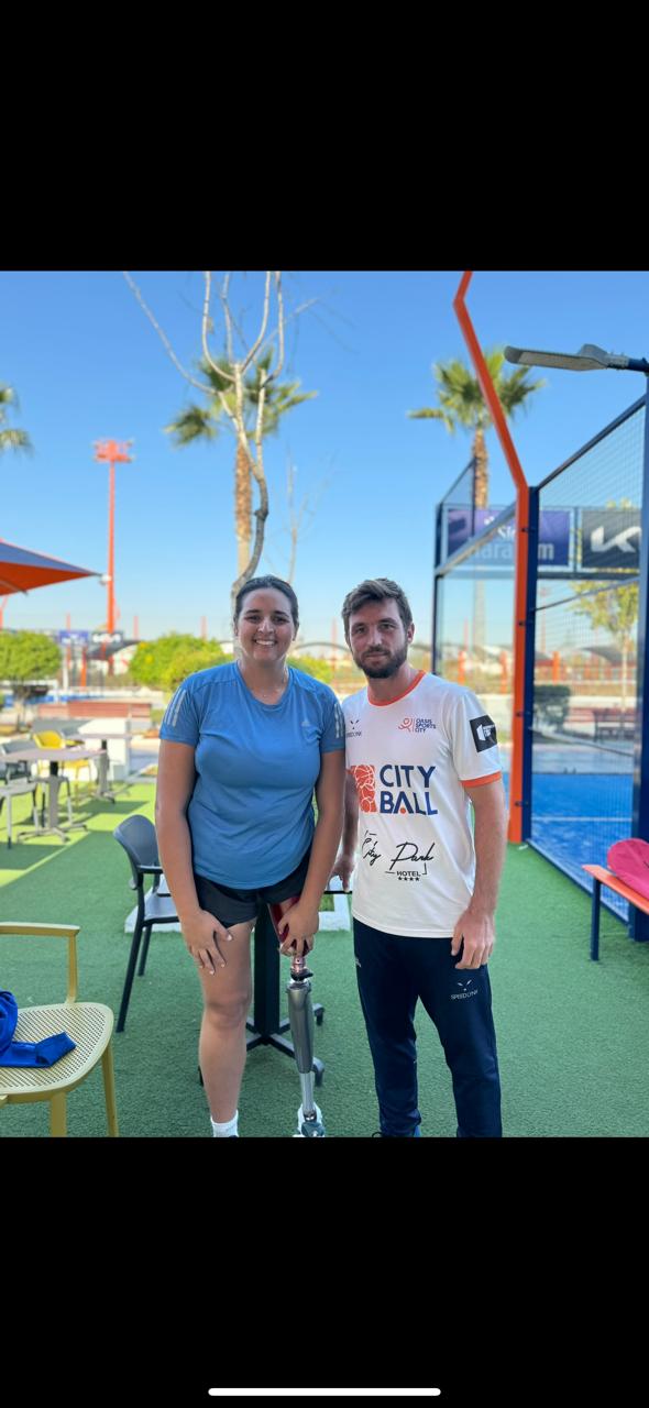 Élève padel Casablanca — Overpower Padel